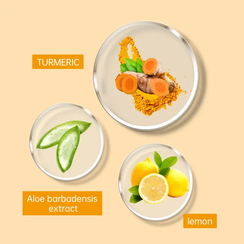 Lemon & Turmeric Lip Scrub for Dry Lips - Image 3