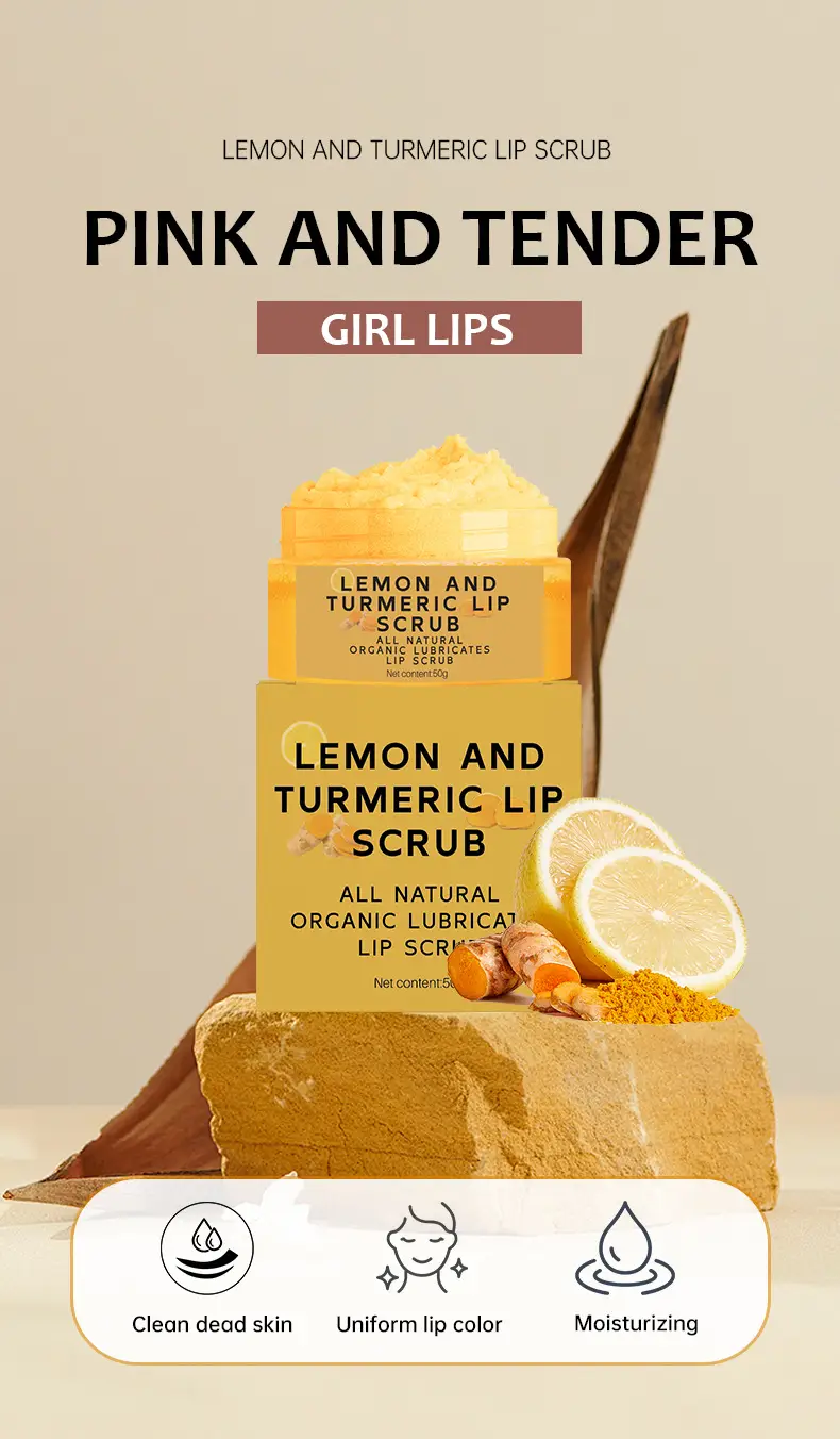 Lemon & Turmeric Lip Scrub for Dry Lips — feature 13