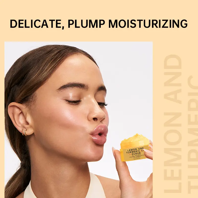 Lemon & Turmeric Lip Scrub for Dry Lips — feature 8