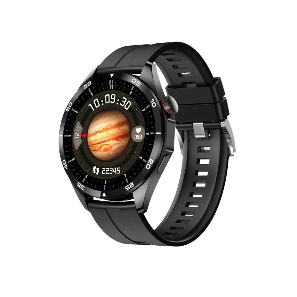 HiWatch Ultra GS Smart Watch with Orange Band