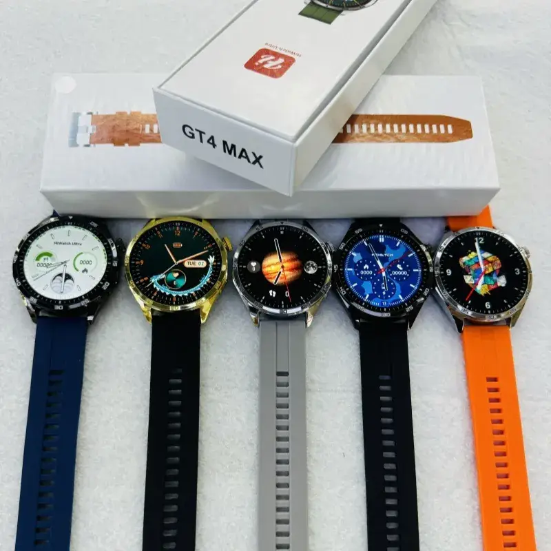 HiWatch Ultra GS Smart Watch with Orange Band