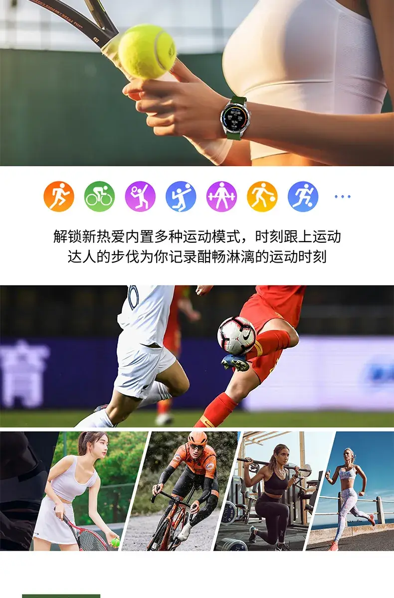 HiWatch Ultra GS Smart Watch with Orange Band — feature 22