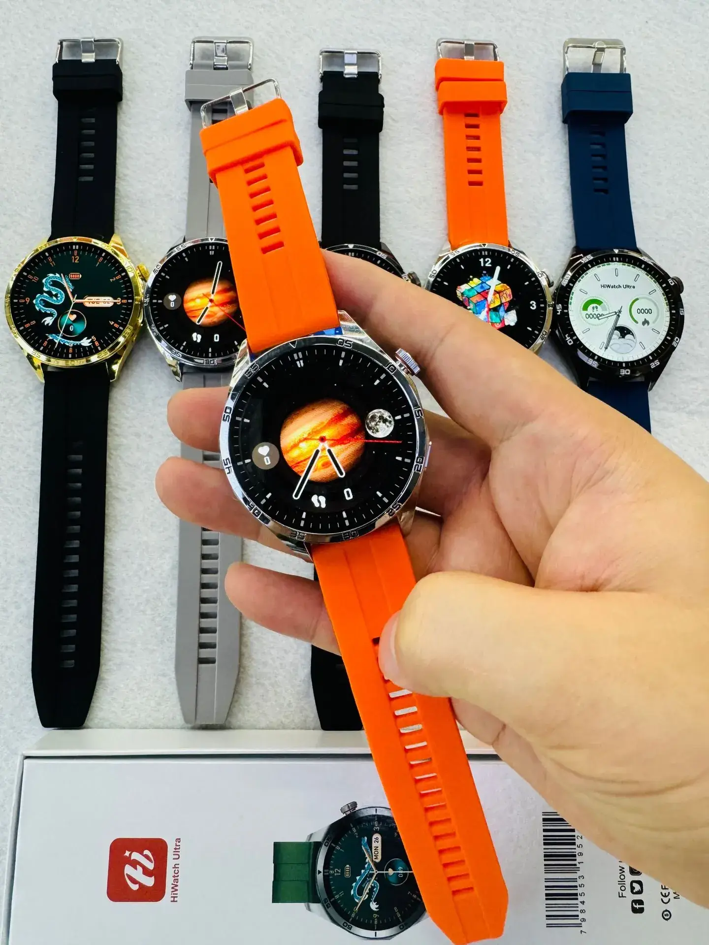 HiWatch Ultra GS Smart Watch with Orange Band — feature 6