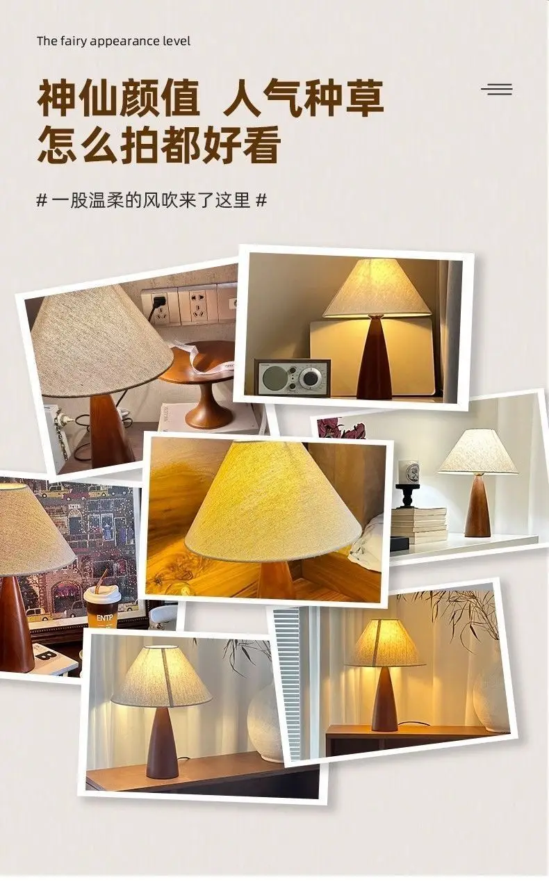 Modern Wooden Table Lamp for Bedroom & Living Room — feature 16