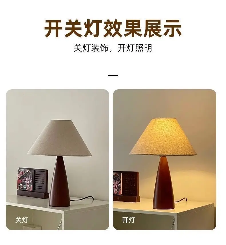 Modern Wooden Table Lamp for Bedroom & Living Room — feature 17