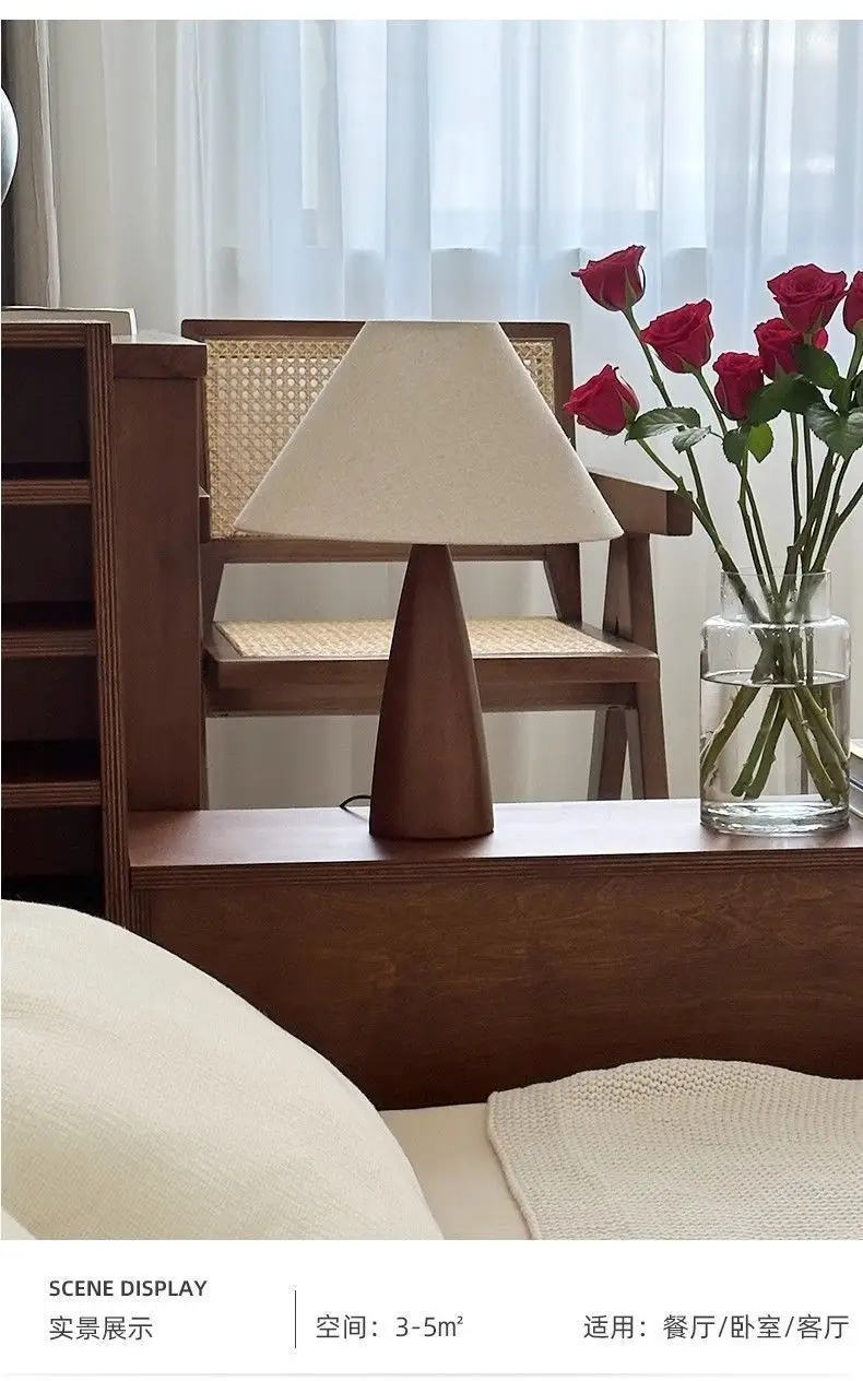 Modern Wooden Table Lamp for Bedroom & Living Room — feature 8