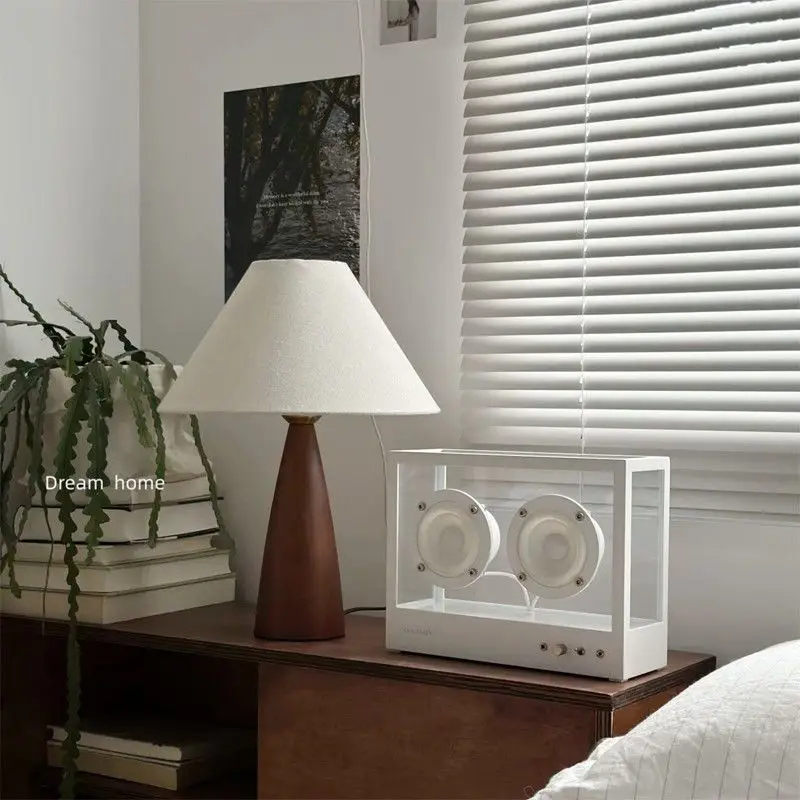 Modern Wooden Table Lamp for Bedroom & Living Room - Image 1