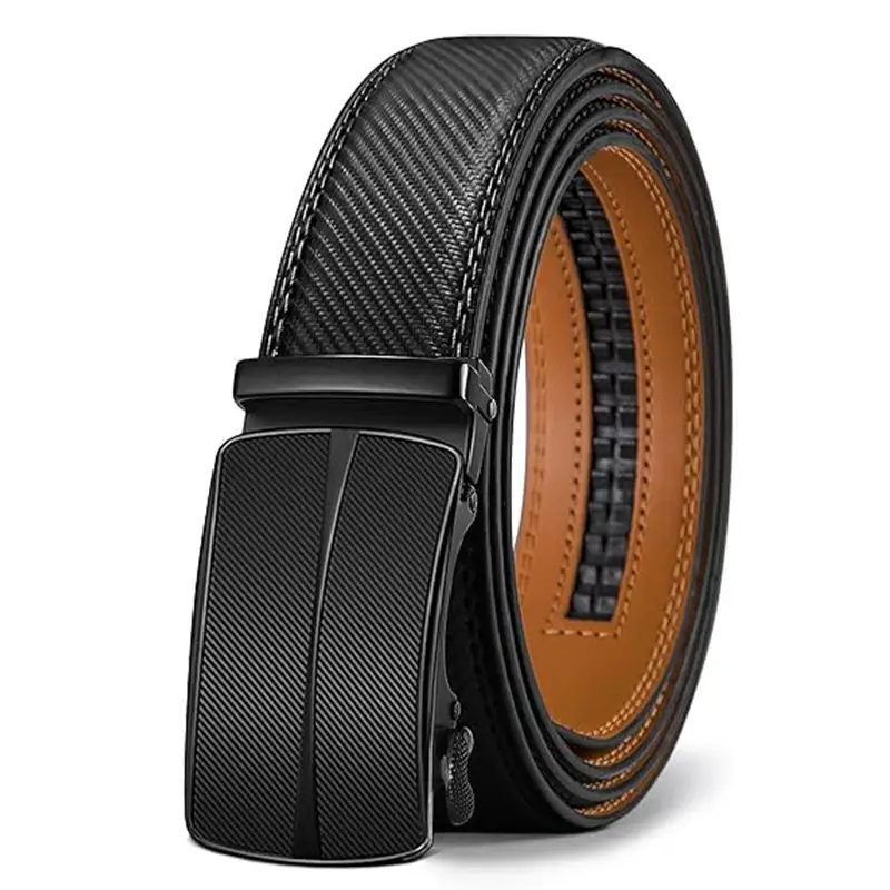 Ultra-Flexible Black Belt with Automatic Buckle - Image 15