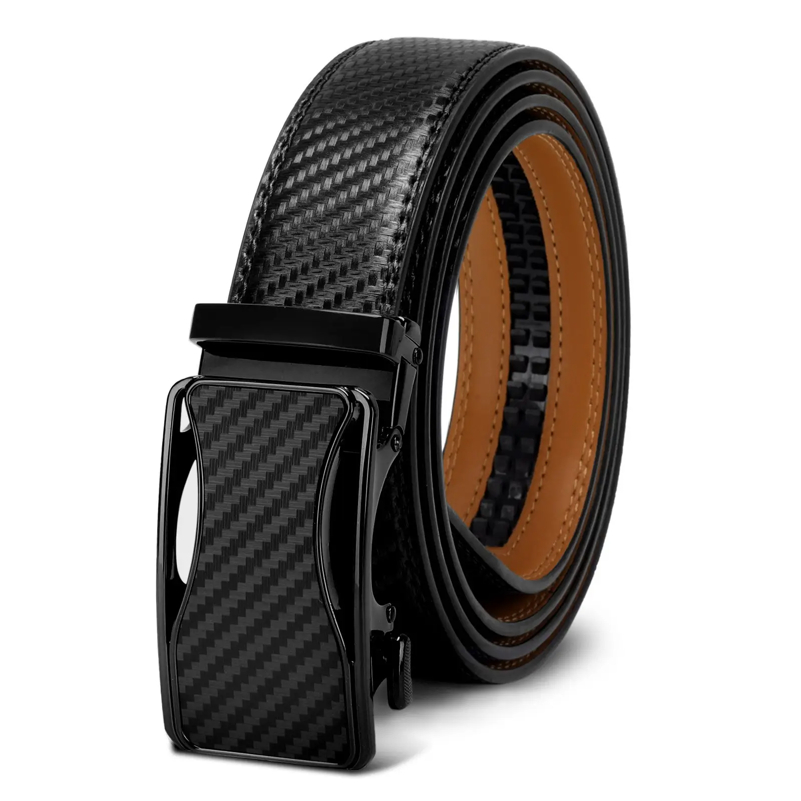 Ultra-Flexible Black Belt with Automatic Buckle - Image 5