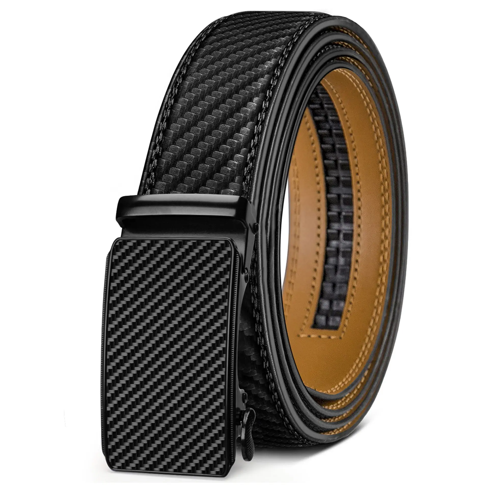 Ultra-Flexible Black Belt with Automatic Buckle - Image 8