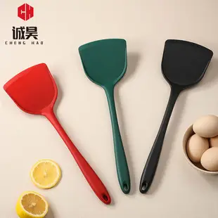 Silicone kitchenware cooking spatula soup spoon colander rice spoon colander suit silicone spatula food grade high temperature resistant in stock — feature 2