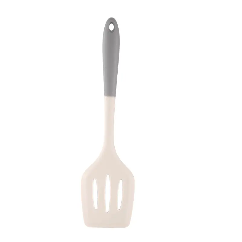 Silicone kitchenware cooking spatula soup spoon colander rice spoon colander suit silicone spatula food grade high temperature resistant in stock