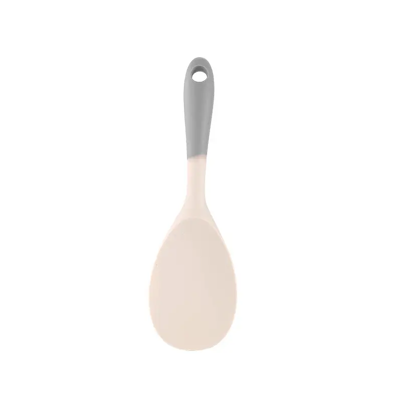Silicone kitchenware cooking spatula soup spoon colander rice spoon colander suit silicone spatula food grade high temperature resistant in stock