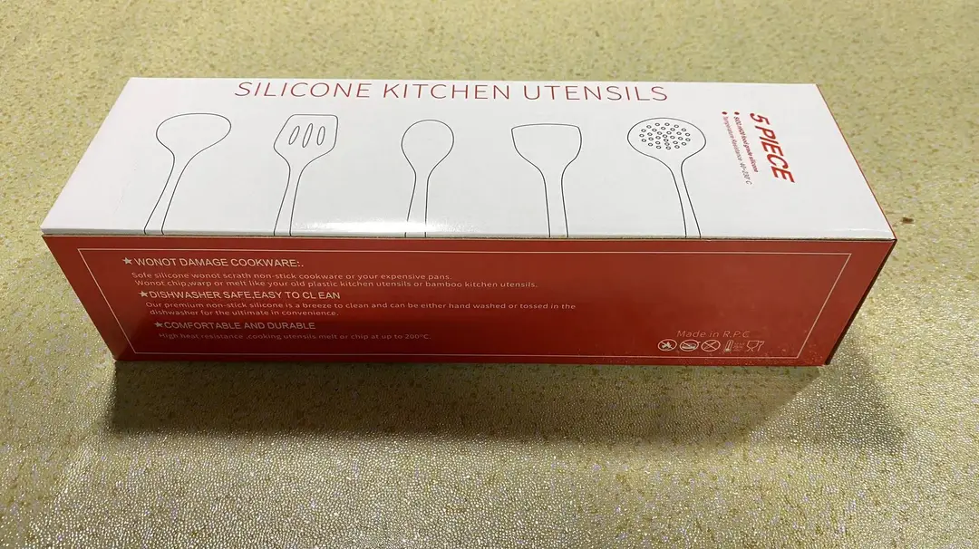 Silicone kitchenware cooking spatula soup spoon colander rice spoon colander suit silicone spatula food grade high temperature resistant in stock