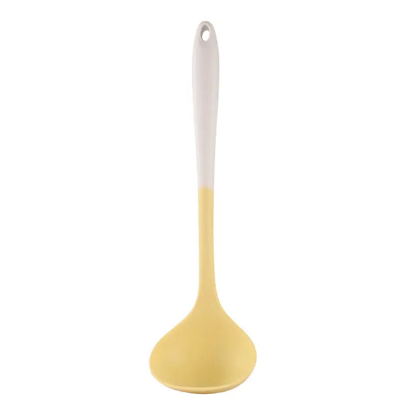 Silicone kitchenware cooking spatula soup spoon colander rice spoon colander suit silicone spatula food grade high temperature resistant in stock