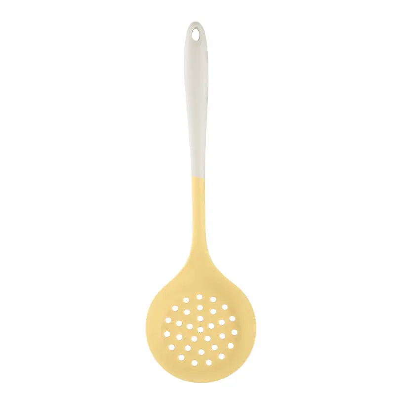 Silicone kitchenware cooking spatula soup spoon colander rice spoon colander suit silicone spatula food grade high temperature resistant in stock