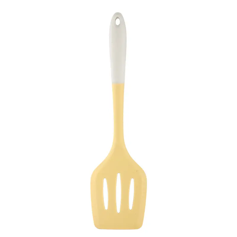 Silicone kitchenware cooking spatula soup spoon colander rice spoon colander suit silicone spatula food grade high temperature resistant in stock