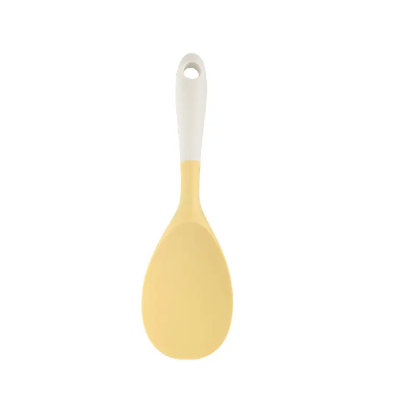 Silicone kitchenware cooking spatula soup spoon colander rice spoon colander suit silicone spatula food grade high temperature resistant in stock
