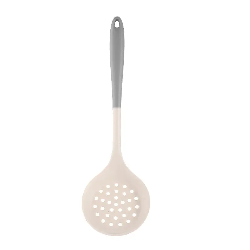 Silicone kitchenware cooking spatula soup spoon colander rice spoon colander suit silicone spatula food grade high temperature resistant in stock