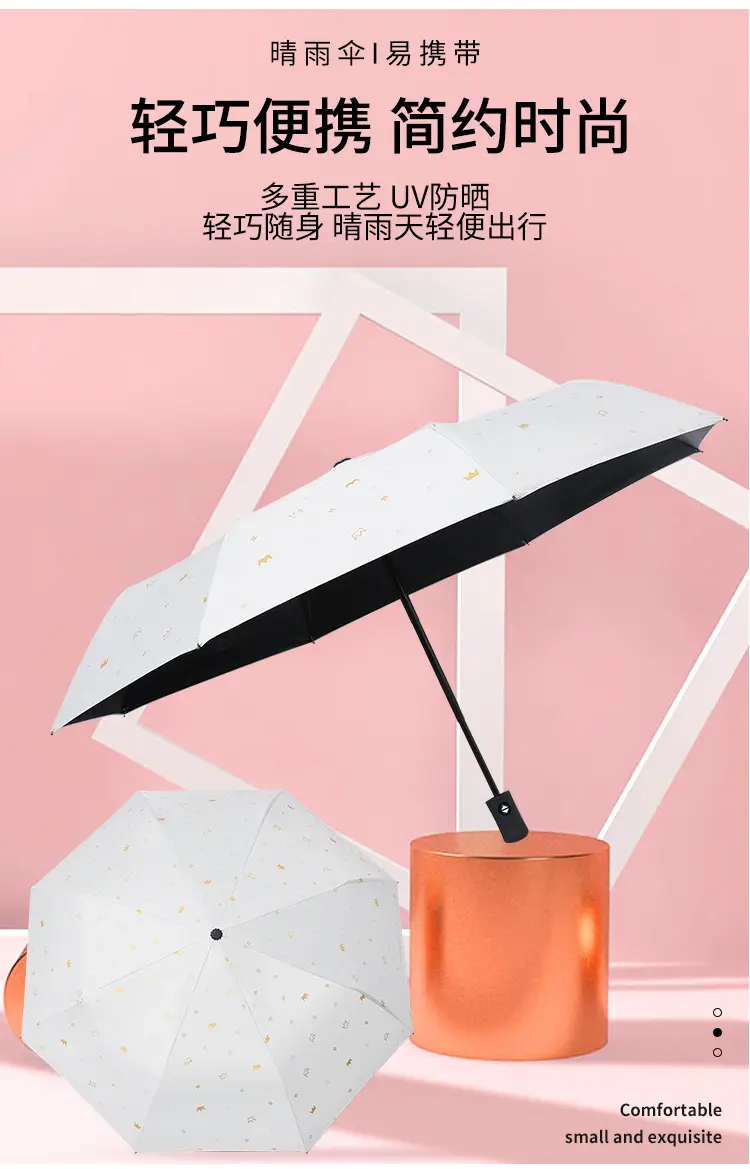Fully Automatic Umbrella with UV Protection & Heart Design — feature 4