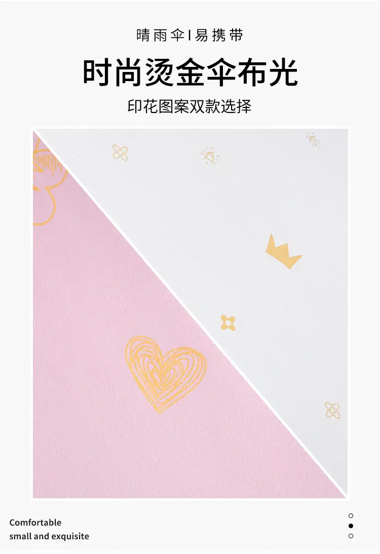 Fully Automatic Umbrella with UV Protection & Heart Design — feature 5