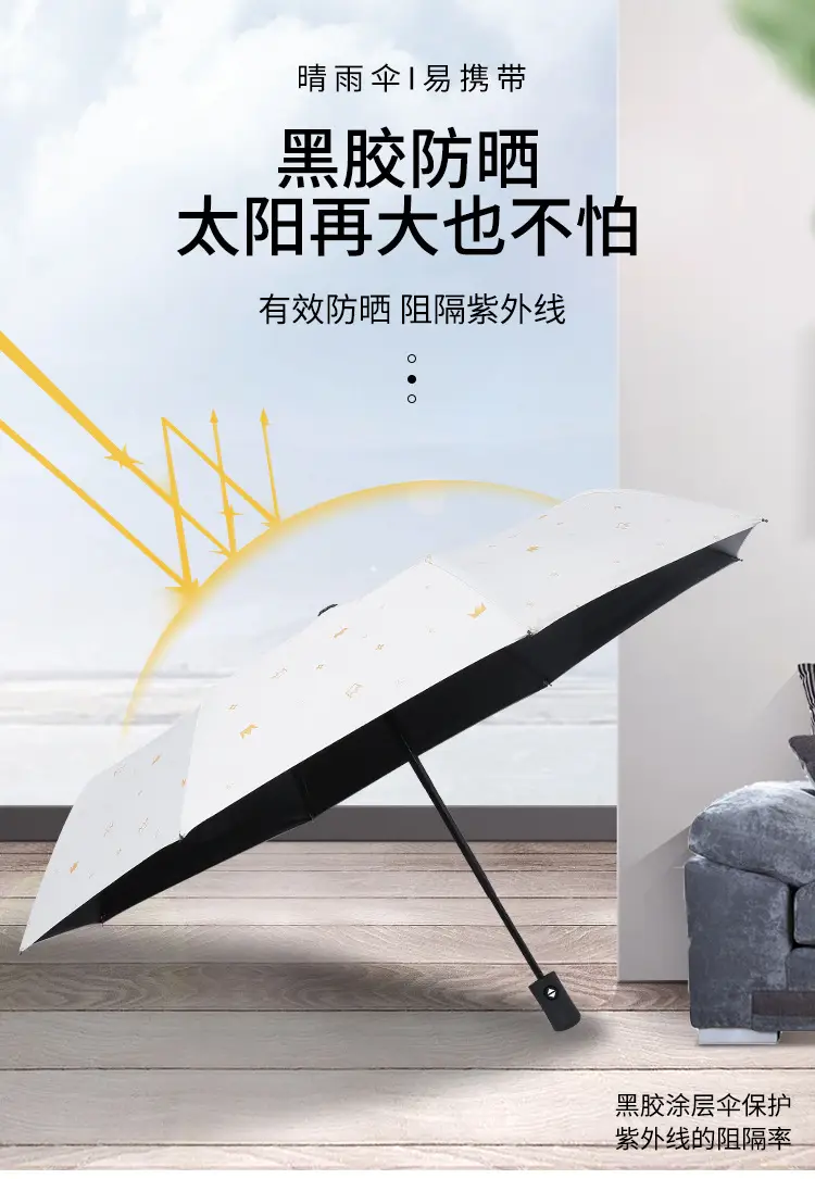 Fully Automatic Umbrella with UV Protection & Heart Design — feature 6