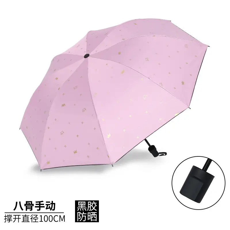 Fully Automatic Umbrella with UV Protection & Heart Design - Image 11