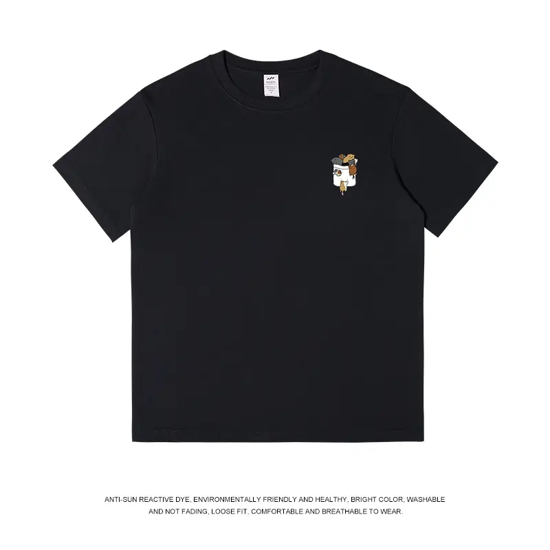 Men Printed Cotton T-Shirt White 2024 - Image 2