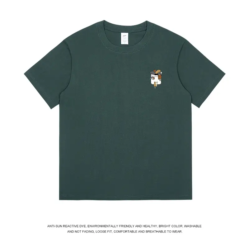 Men Printed Cotton T-Shirt White 2024 - Image 8