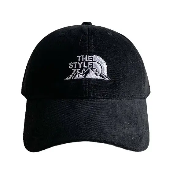 Men's White Embroidered Mountain Peak Baseball Cap - Image 23
