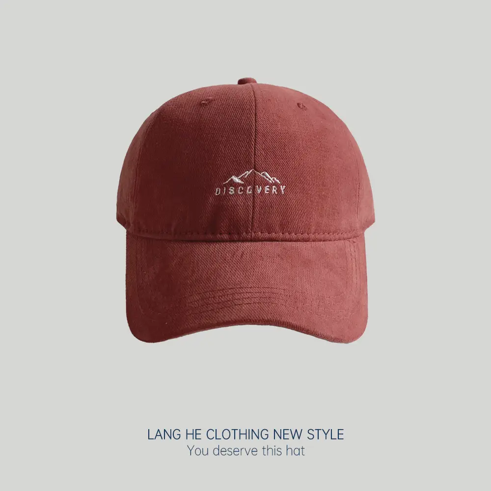 Men's White Embroidered Mountain Peak Baseball Cap - Image 16