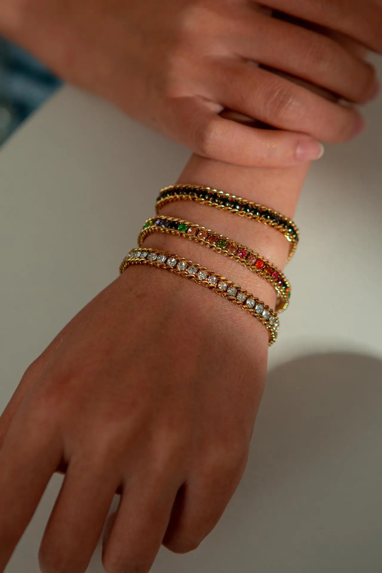 Luxury Titanium Bracelet with Micro-Inlay & Three-Layer Design — feature 25