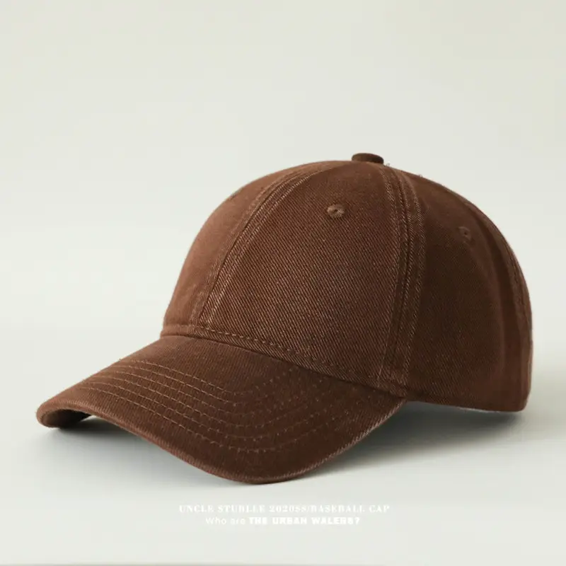 Men's Pink Baseball Cap 4 Seasons Solid Color — feature 10
