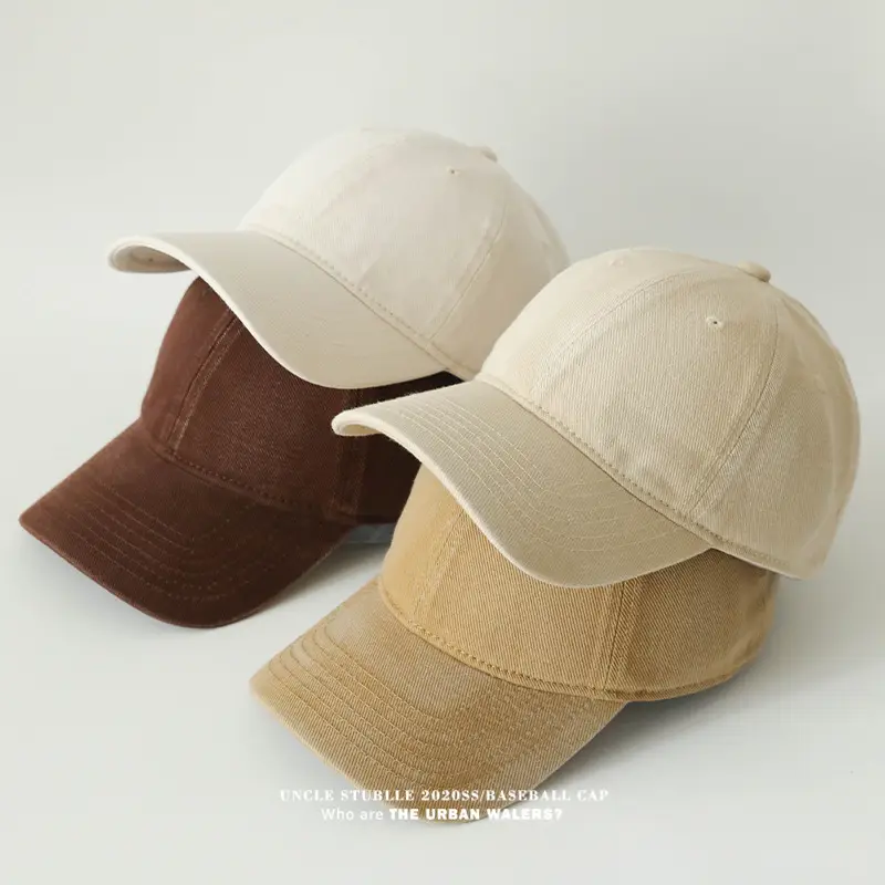 Men's Pink Baseball Cap 4 Seasons Solid Color — feature 2