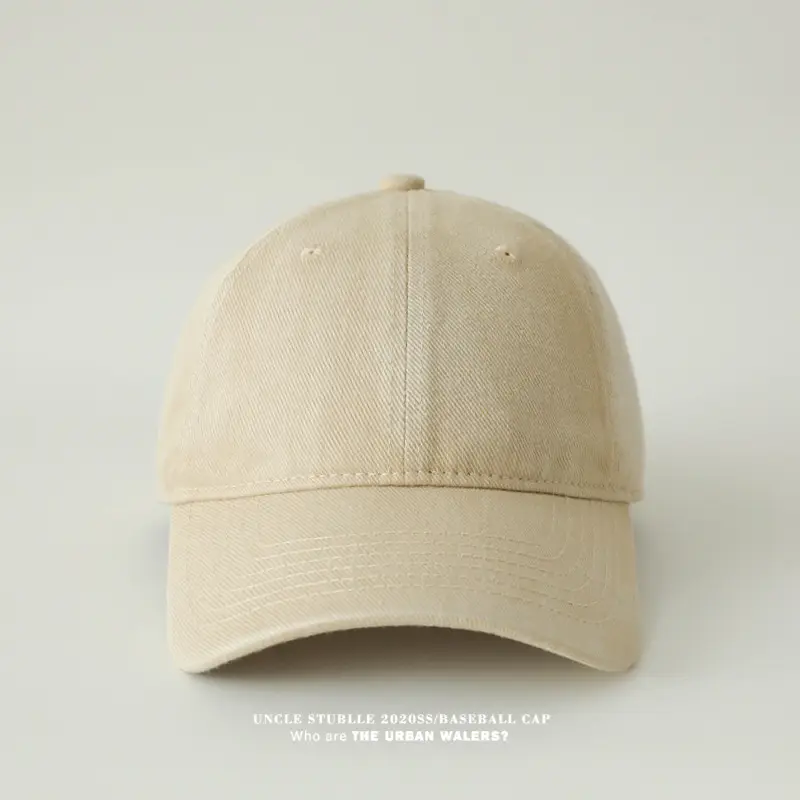Men's Pink Baseball Cap 4 Seasons Solid Color — feature 4