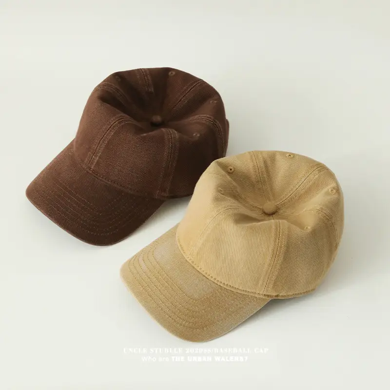 Men's Pink Baseball Cap 4 Seasons Solid Color — feature 9