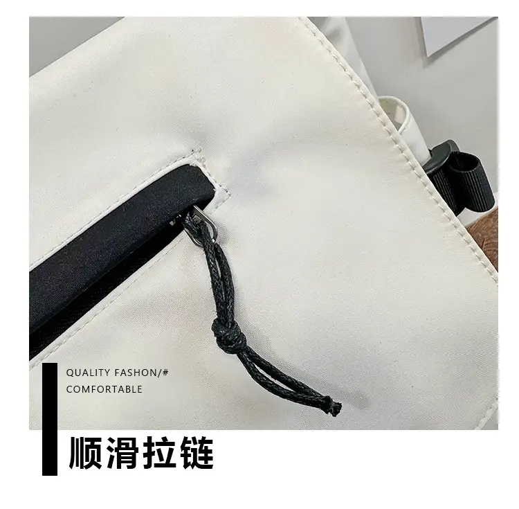 White Japanese Messenger Bag for Women — feature 17