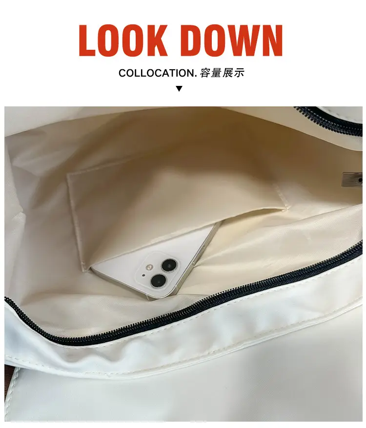 White Japanese Messenger Bag for Women — feature 18