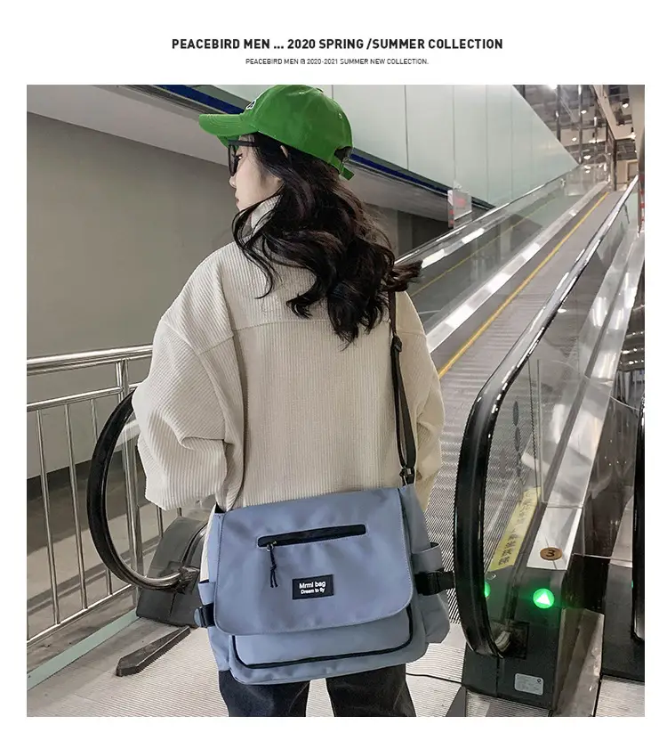 White Japanese Messenger Bag for Women — feature 6