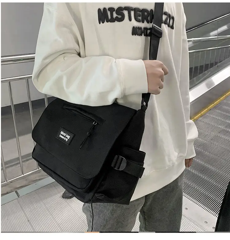 White Japanese Messenger Bag for Women — feature 9