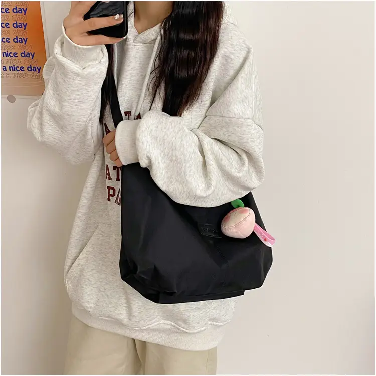 2024 Women's Nylon Shoulder Bag with Keychain — feature 10