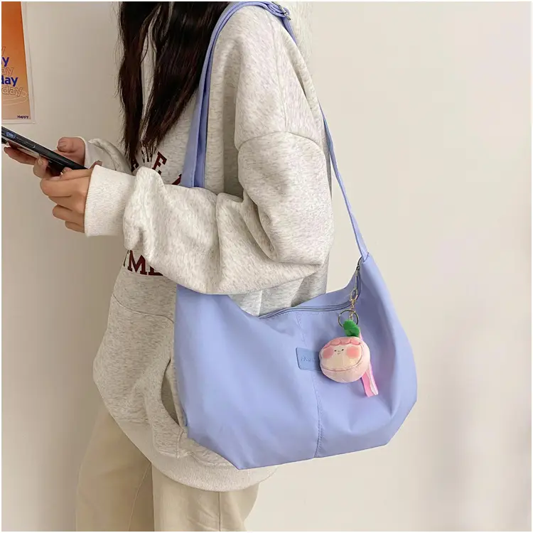 2024 Women's Nylon Shoulder Bag with Keychain — feature 15