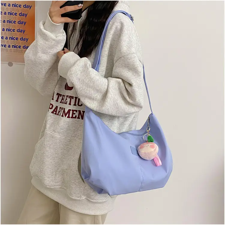 2024 Women's Nylon Shoulder Bag with Keychain — feature 16