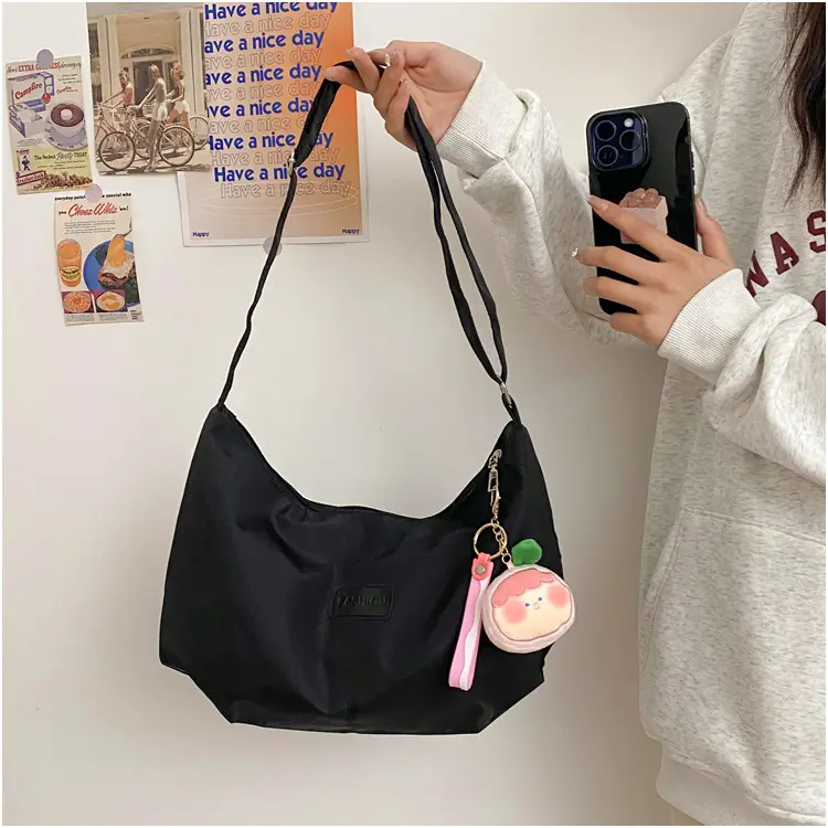 2024 Women's Nylon Shoulder Bag with Keychain — feature 5