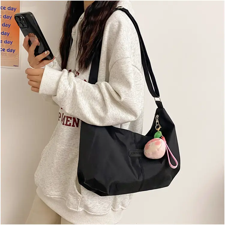 2024 Women's Nylon Shoulder Bag with Keychain — feature 6