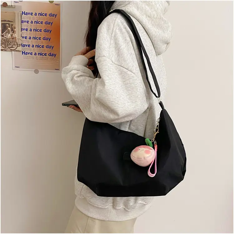 2024 Women's Nylon Shoulder Bag with Keychain — feature 9