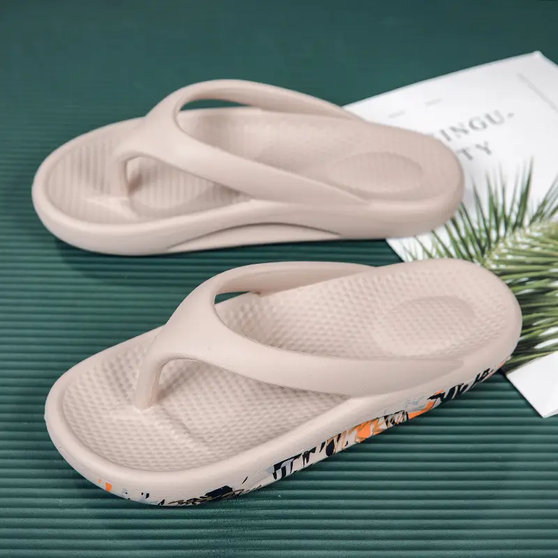 2026 New Summer Style Large Size Flip-Flops for Men, Thick-Soled Outdoor Beach Shoes, Lightweight and Breathable Couple's Flip-Flops - Image 7