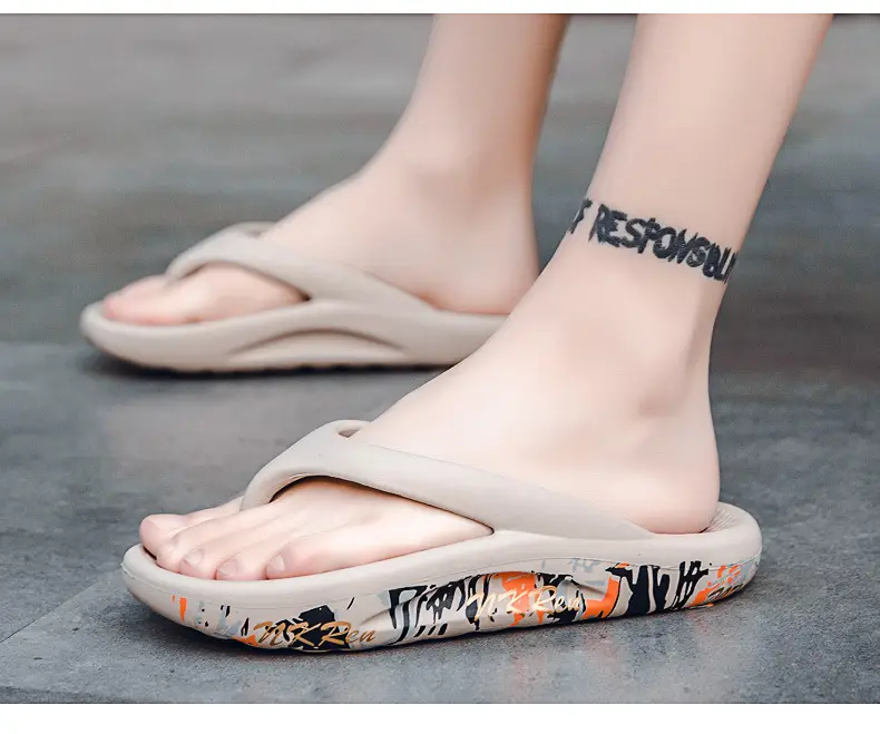 2026 New Summer Style Large Size Flip-Flops for Men, Thick-Soled Outdoor Beach Shoes, Lightweight and Breathable Couple's Flip-Flops — feature 15