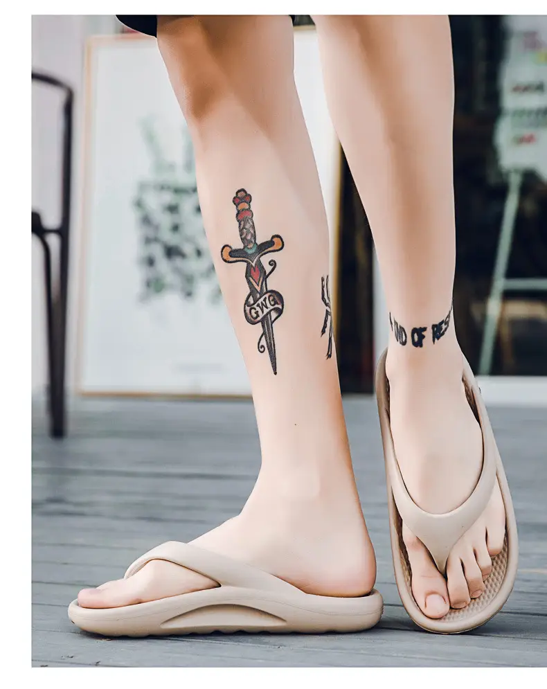 2026 New Summer Style Large Size Flip-Flops for Men, Thick-Soled Outdoor Beach Shoes, Lightweight and Breathable Couple's Flip-Flops — feature 18