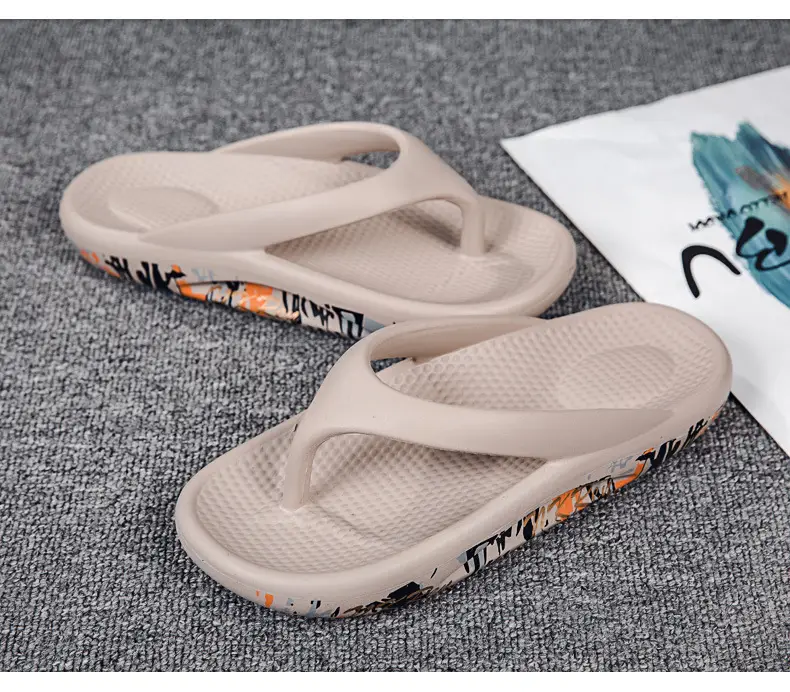 2026 New Summer Style Large Size Flip-Flops for Men, Thick-Soled Outdoor Beach Shoes, Lightweight and Breathable Couple's Flip-Flops — feature 24